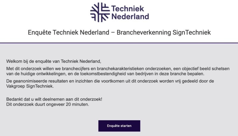 Techniek Nederland Sign