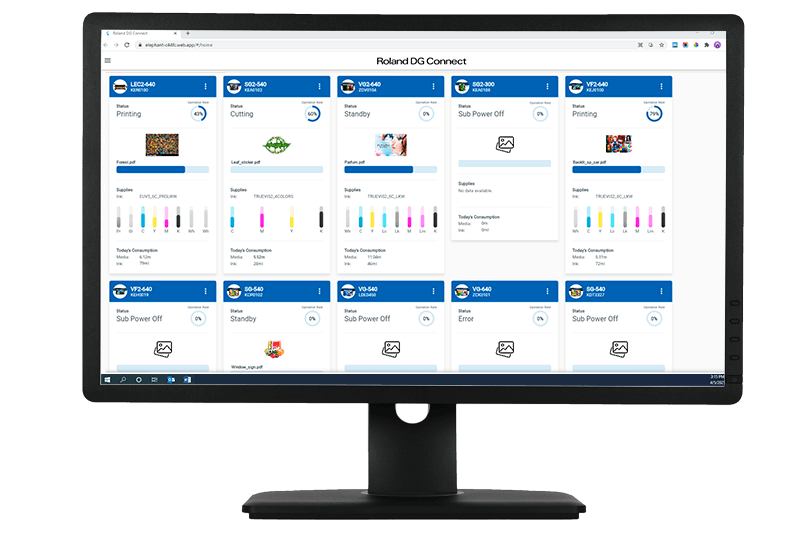 Connect App Monitoring Multiple Printers