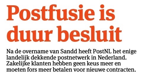 Artikel Ew Postnl Snadd