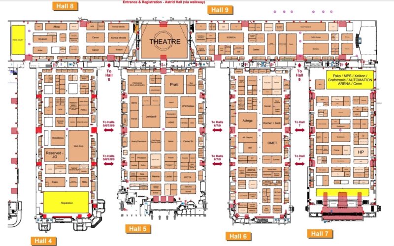 Label Expo 2022 Floorplan
