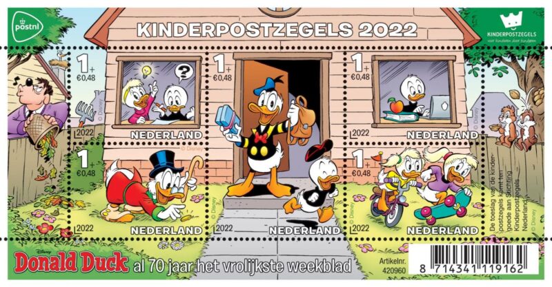 Donald Duck Kinderpostzegels