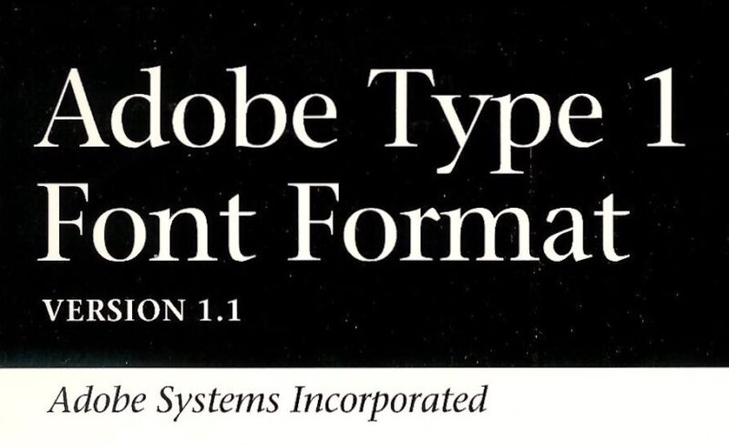 Adobe Type 1 Kopbeeld