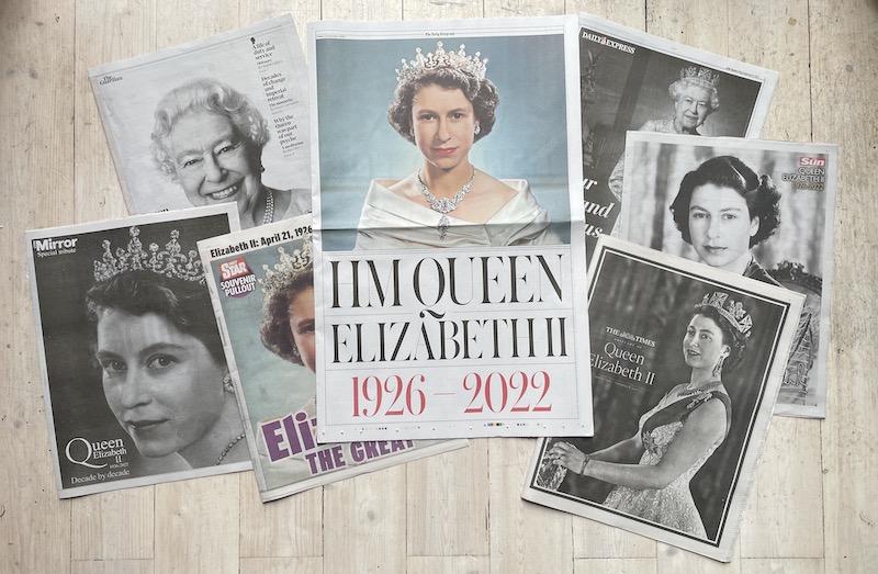 Uk Print Queen Elizabeth