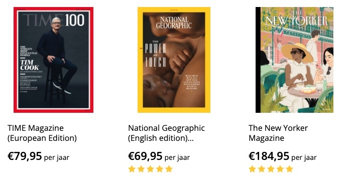 Tijdschriften Bestsellers