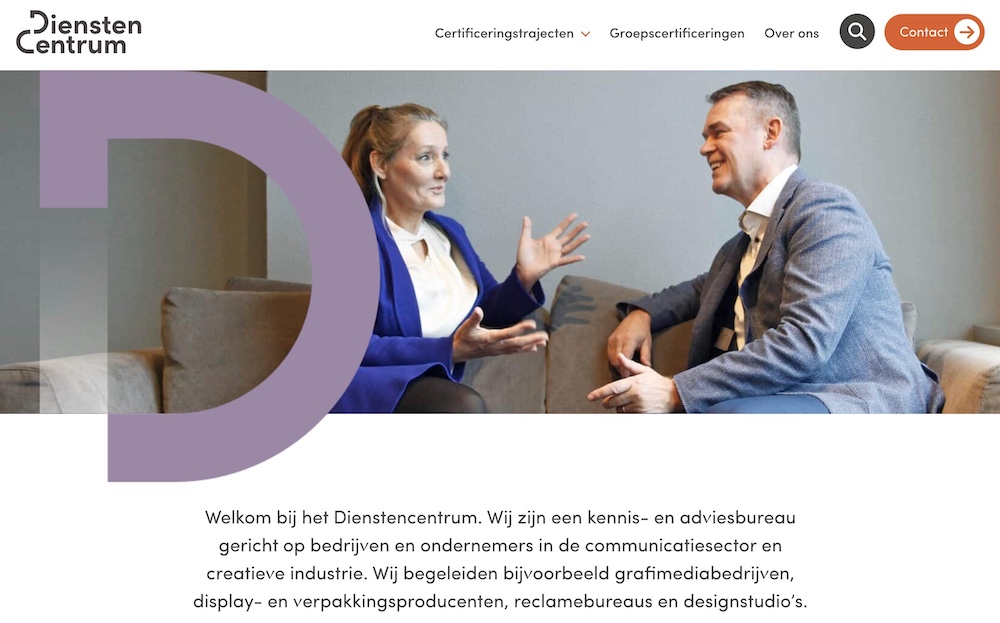 Dienstencentrum Homepage