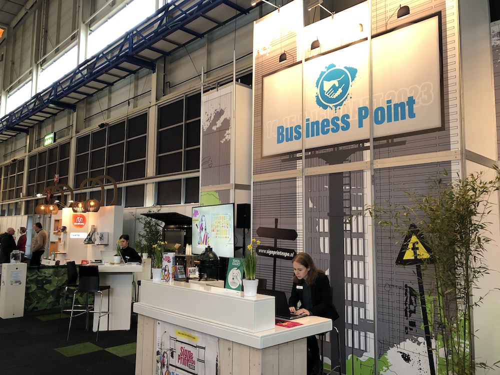 Tweede foto impressie vanaf Sign&Print Expo 2023