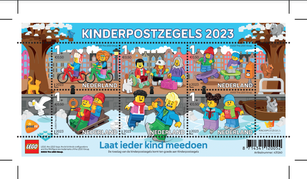 Kinderpostzegels Lego