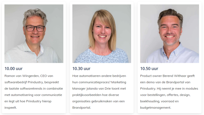 Kennissessieteam Brandportal Webinar Prindustry