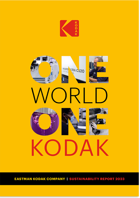 Kodak Sustainability Report 2023 Cover600x800