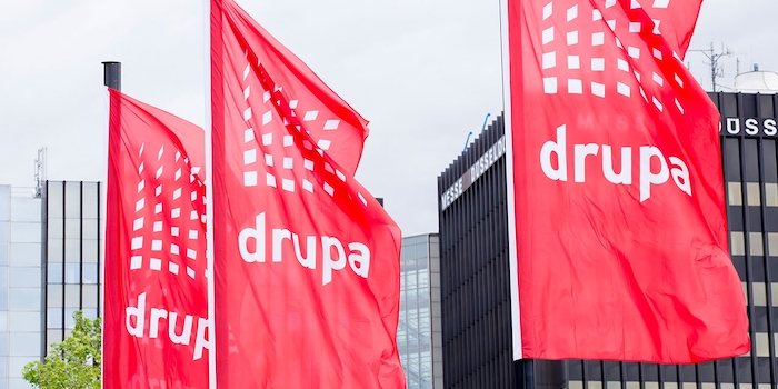 Drupa Messe Vlaggen