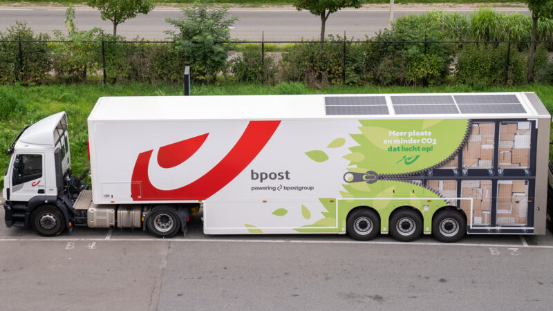 Bpost Breidt Zijn Groene Vloot Uit Met 22 Nieuwe Dubbeldektrailers 1