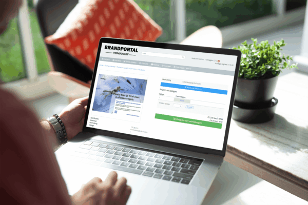 Brandportal Bestelpagina Met Editor Prindustry Software 1 600x400