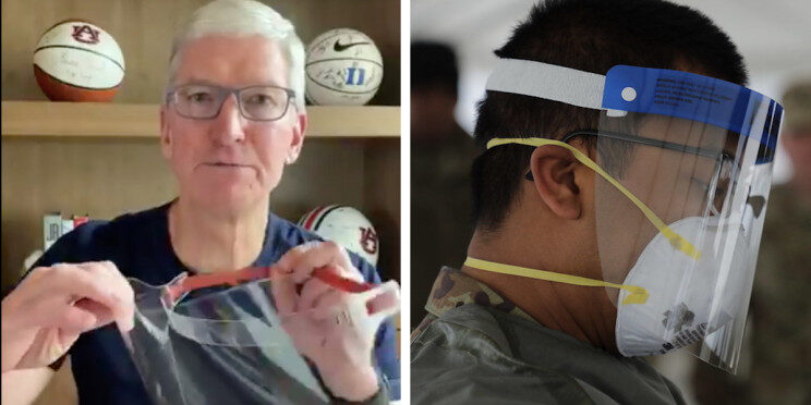 Apple face shield