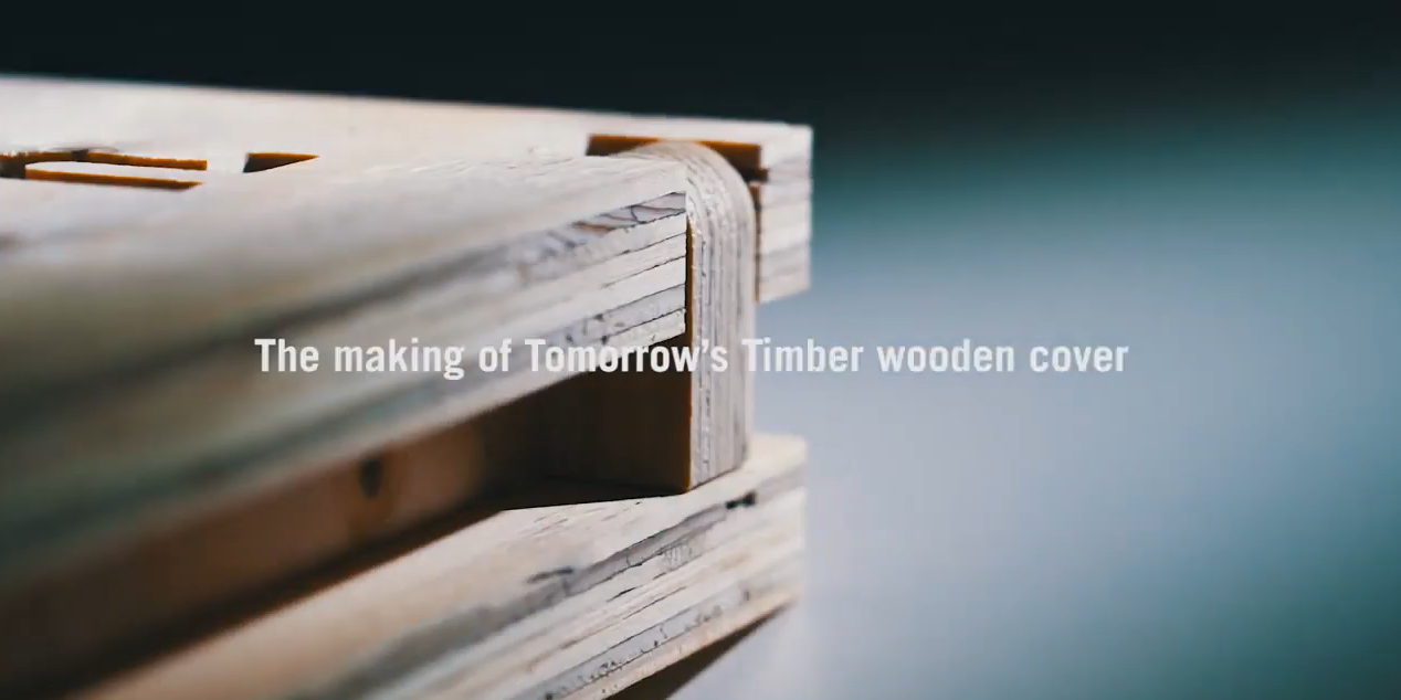 Houten Boekomslag