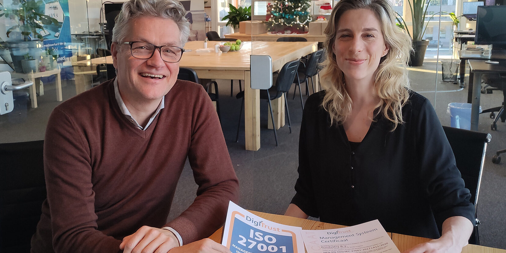 Iso 27001 Certificering Voor Prindustry Ramon Van Wingerden En Annemarie Manshande
