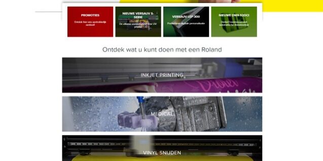 Roland home page