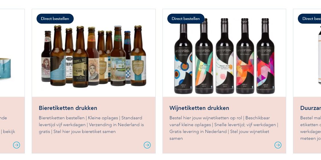 Voorbeeld Producten Webshop Eshuis