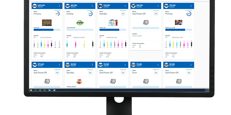 Connect App Monitoring Multiple Printers