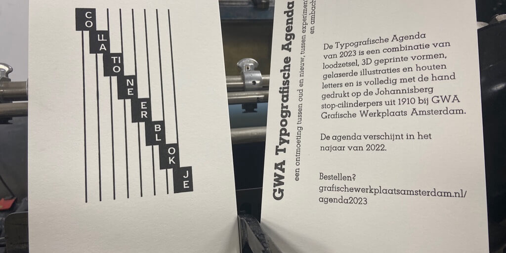 Gwa Typografische Agenda 2023