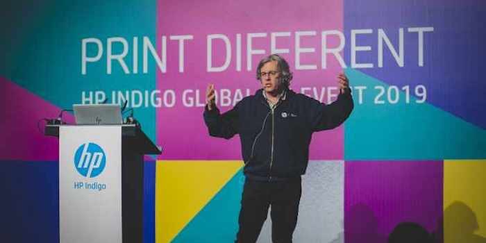 Hp Indigo General Manager Alon Bar Shany Opens Print Different Global Customer Event Web