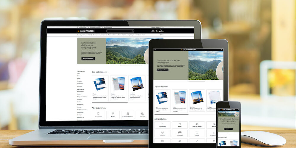Onlineprinters Webshop Nieuw
